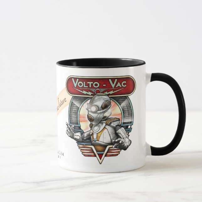 Taza retra del robot Volto-VAC (Derecha)
