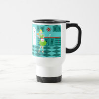 Taza retra del viaje de la cocina