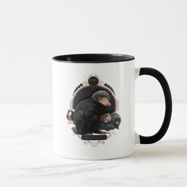Taza Retrato Art Nouveau de NIFFLER™s (Derecha)