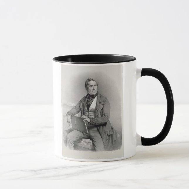 Taza Retrato de 1796-1864) frontispiece de David (Derecha)