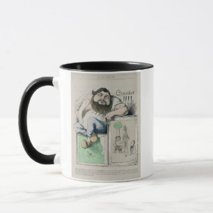Taza Retrato de 1819-77) ilustraciones de Gustave