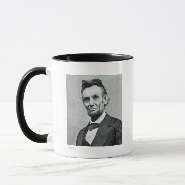 Taza Retrato de Abe Lincoln 1 (Izquierda)