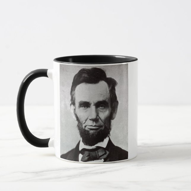 Taza Retrato de Abe Lincoln 2 (Izquierda)