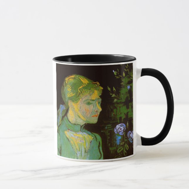 Taza Retrato de Adeline Ravoux Van Gogh Bella Artes (Derecha)