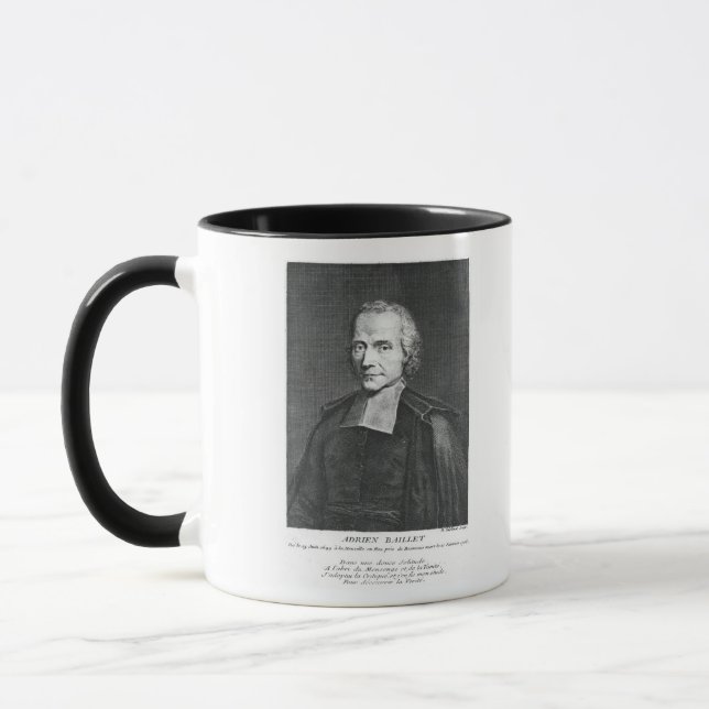 Taza Retrato de Adrien Baillet (Izquierda)
