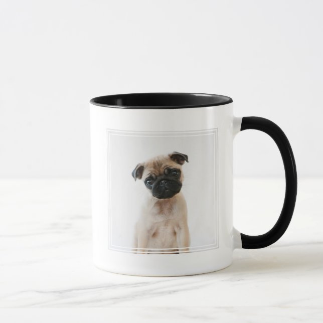 Taza Retrato de Baby Pug (Derecha)