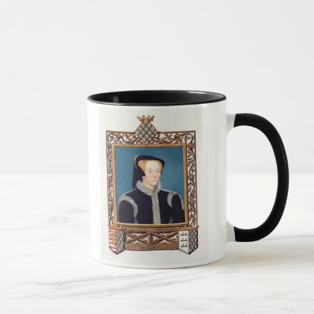 Taza Retrato de baronesa Willoughby de Katherine (Derecha)