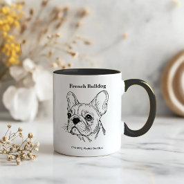 Taza Retrato de Bulldog francés