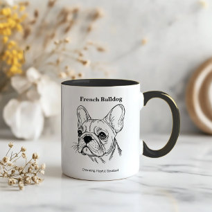 Taza Retrato de Bulldog francés