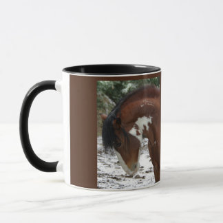 Taza Retrato de caballo con nombre