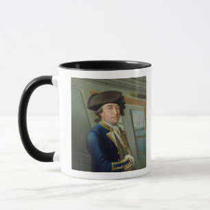Taza Retrato de capitán Guillermo Locker (1731-1800)