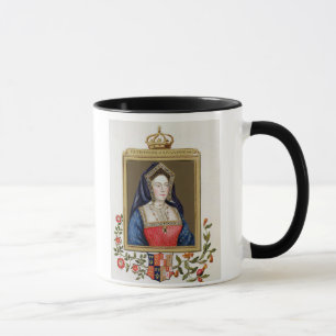 Taza Retrato de Catherine de Aragón (1485-1536) 1ros Q
