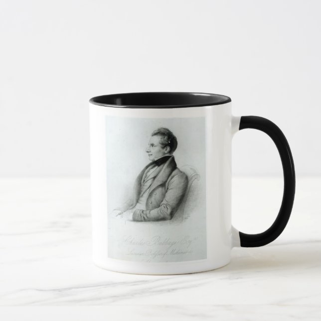 Taza Retrato de Charles Babbage 1832 (Derecha)