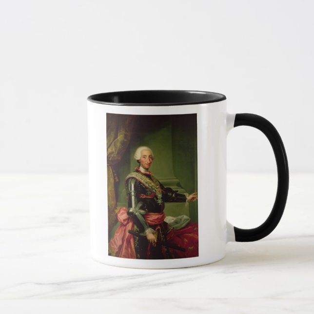 Taza Retrato de Charles III c.1761 (Derecha)