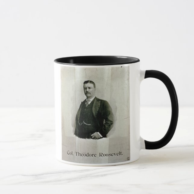 Taza Retrato de coronel Theodore Roosevelt (litho) (Derecha)