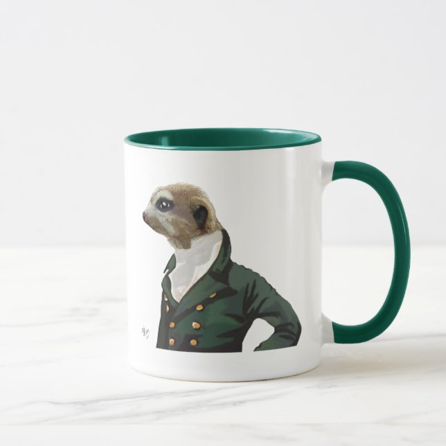 Taza Retrato de Dandy Meerkat (Derecha)