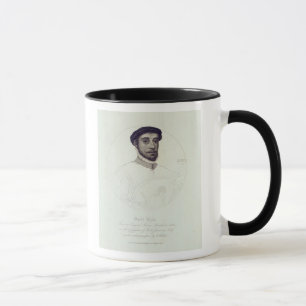 Taza Retrato de David Rizio, una original pintada