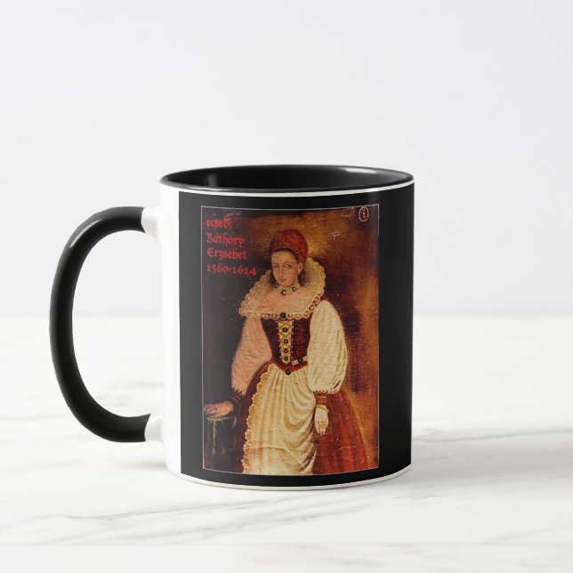 Taza Retrato de Elizabeth Bathory (húngaro) (Izquierda)