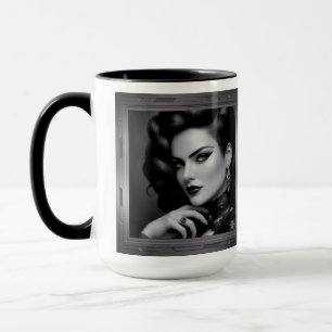 Taza Retrato de espía Kalina Shepard por Xzendor7