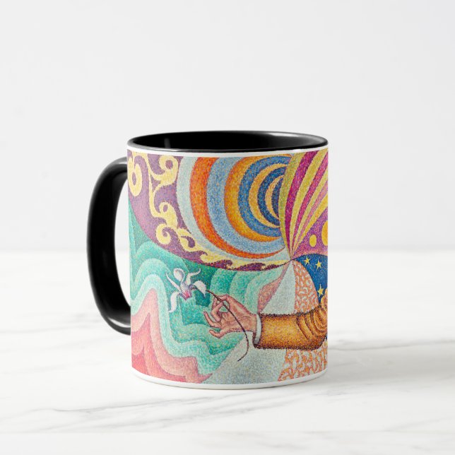 Taza Retrato de Félix Feneon, Signac (Anverso izquierdo)