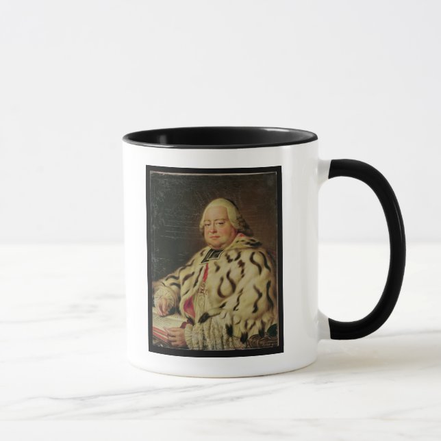 Taza Retrato de Francois-Camilo de Lorena c.1769 (Derecha)