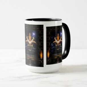 Taza Retrato de fuego de la antorcha de Akrellian