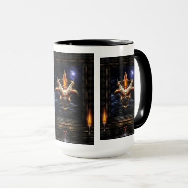 Taza Retrato de fuego de la antorcha de Akrellian (Anverso derecho)