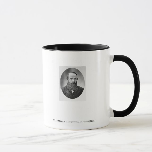 Taza Retrato de Fyodor Mikhailovich Dostoyevsky (Derecha)
