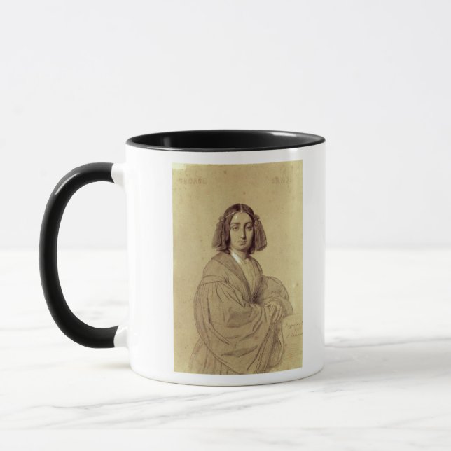 Taza Retrato de George Sand 1837 (Izquierda)