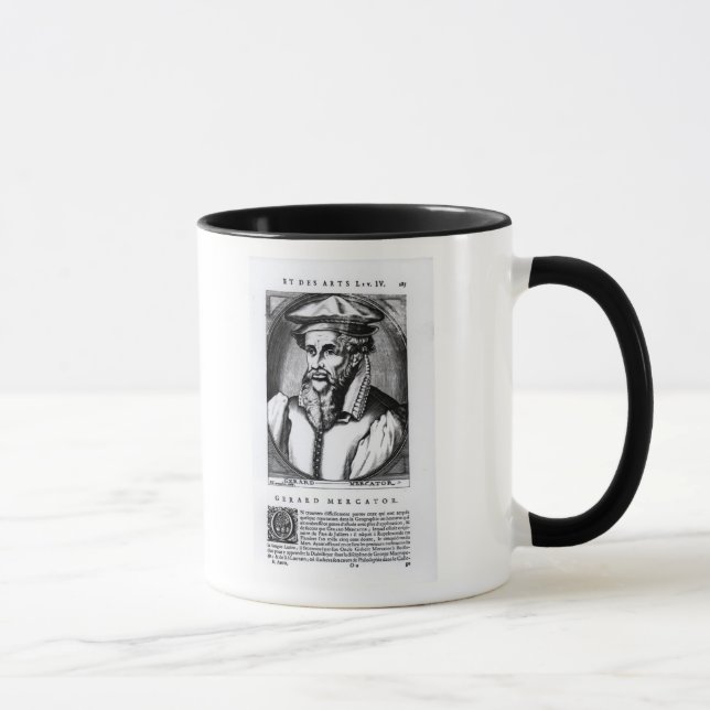 Taza Retrato de Gerard Mercator (Derecha)