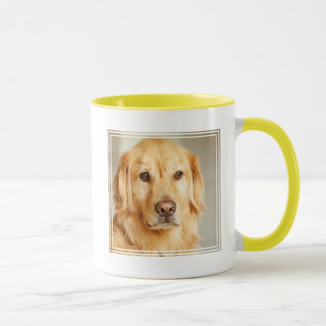 Taza Retrato de Golden Retriever (Derecha)