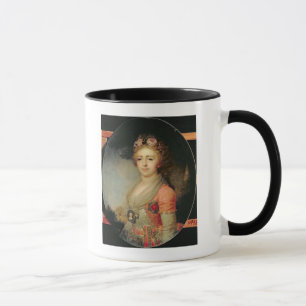 Taza Retrato de grande duquesa Alexandra, c.1798