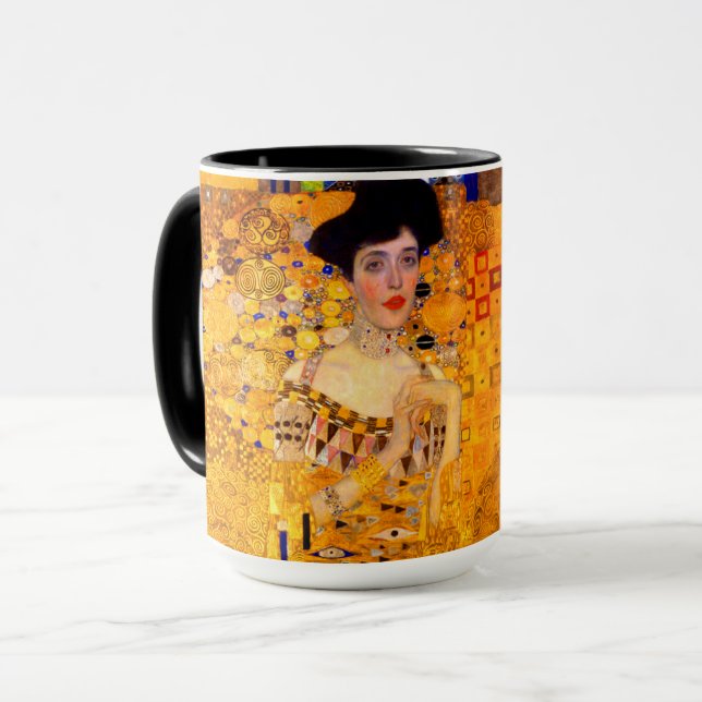 Taza Retrato de Gustav Klimt de Adele Bloch Bauer (Anverso izquierdo)