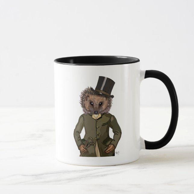 Taza Retrato de Hedgehog Rider (Derecha)