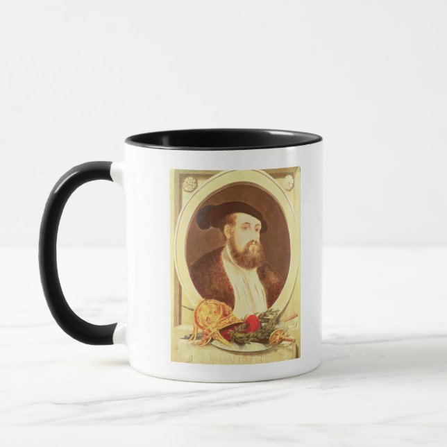 Taza Retrato de Hernan Cortes (Izquierda)