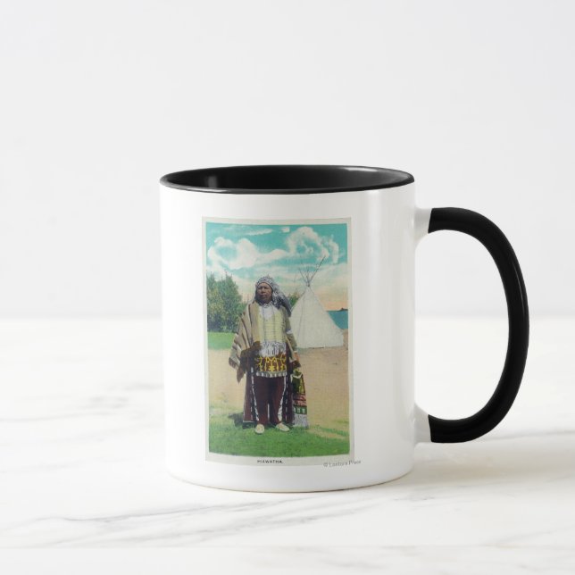 Taza Retrato de Hiawatha #2 (Derecha)