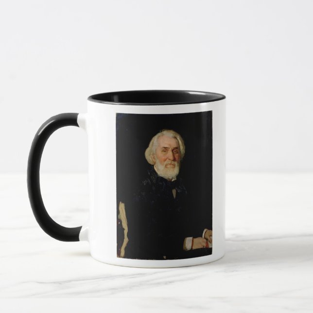 Taza Retrato de Ivan S. Turgenev, 1879 (Izquierda)