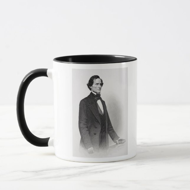 Taza Retrato de Jefferson Davis (Izquierda)