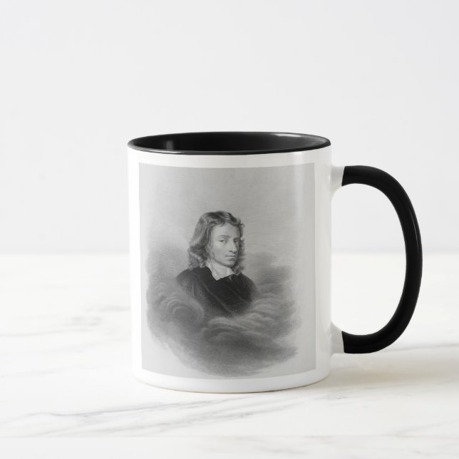 Taza Retrato de John Milton (1608-74) grabado por (Derecha)