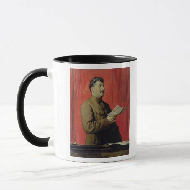 Taza Retrato de Josif Stalin, 1933 (Izquierda)
