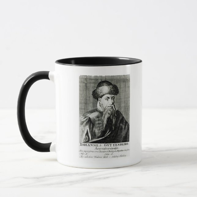 Taza Retrato de Juan Gutenberg (Izquierda)