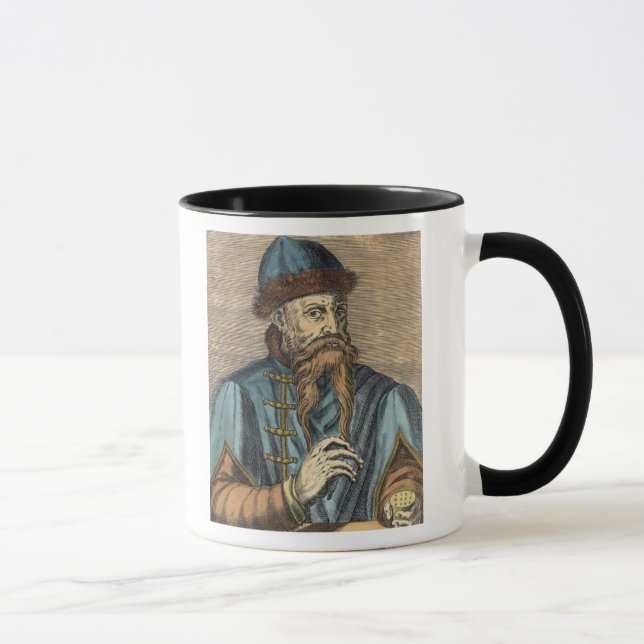 Taza Retrato de Juan Gutenberg 2 (Derecha)