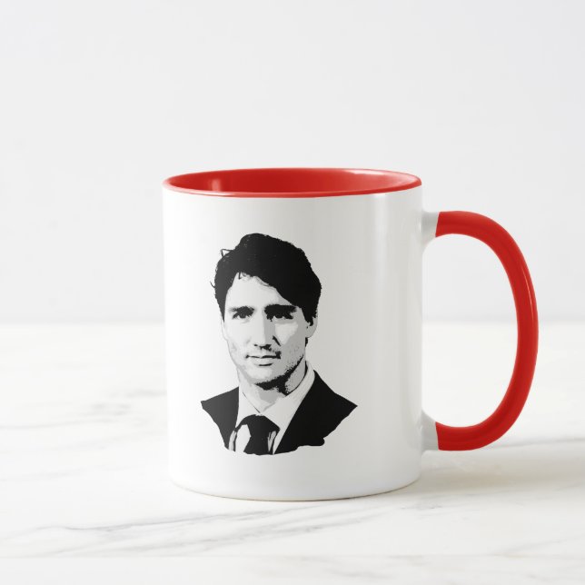Taza Retrato de Justin Trudeau (Derecha)