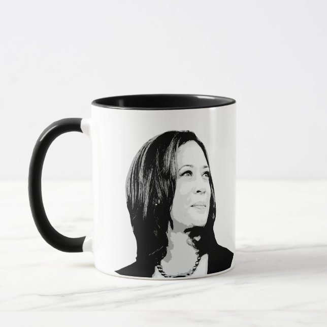 Taza Retrato de Kamala Harris (Izquierda)