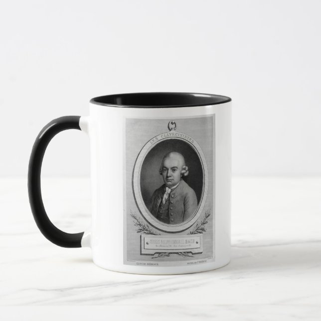 Taza Retrato de Karl Philipp Manuel Bach (Izquierda)