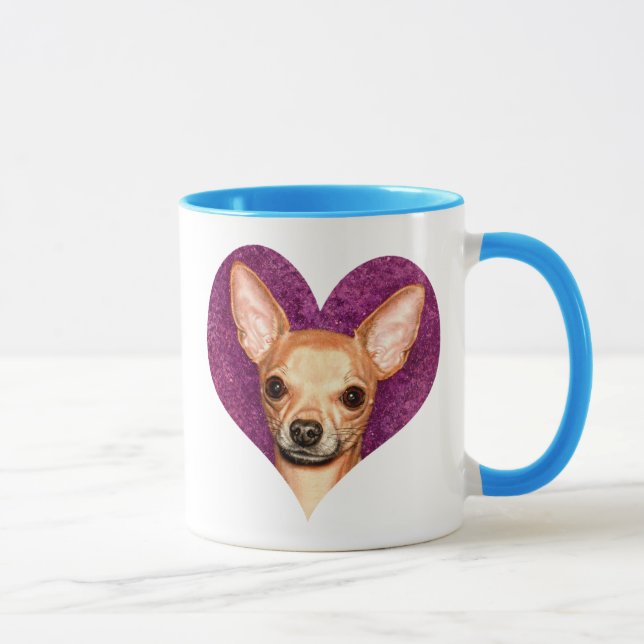 Taza Retrato de la chihuahua (Derecha)