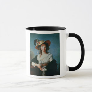 Taza Retrato de la duquesa de Polignac