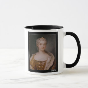 Taza Retrato de la reina de Marie Leczinska de Francia