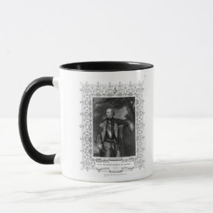 Taza Retrato de las maneras de Juan, marqués de Granby