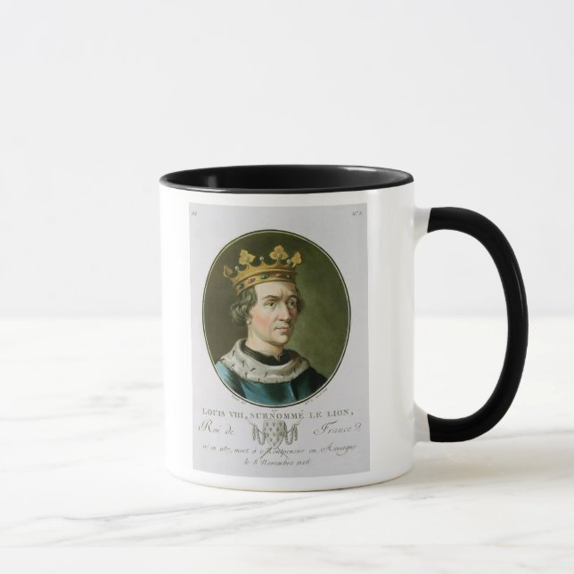 Taza Retrato de Louis VIII, llamado "Le Lion", rey de (Derecha)